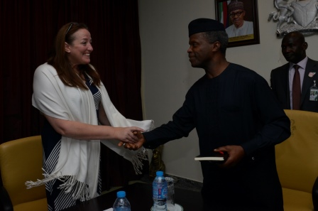 Lesley Abuja meeting Nigeria crop